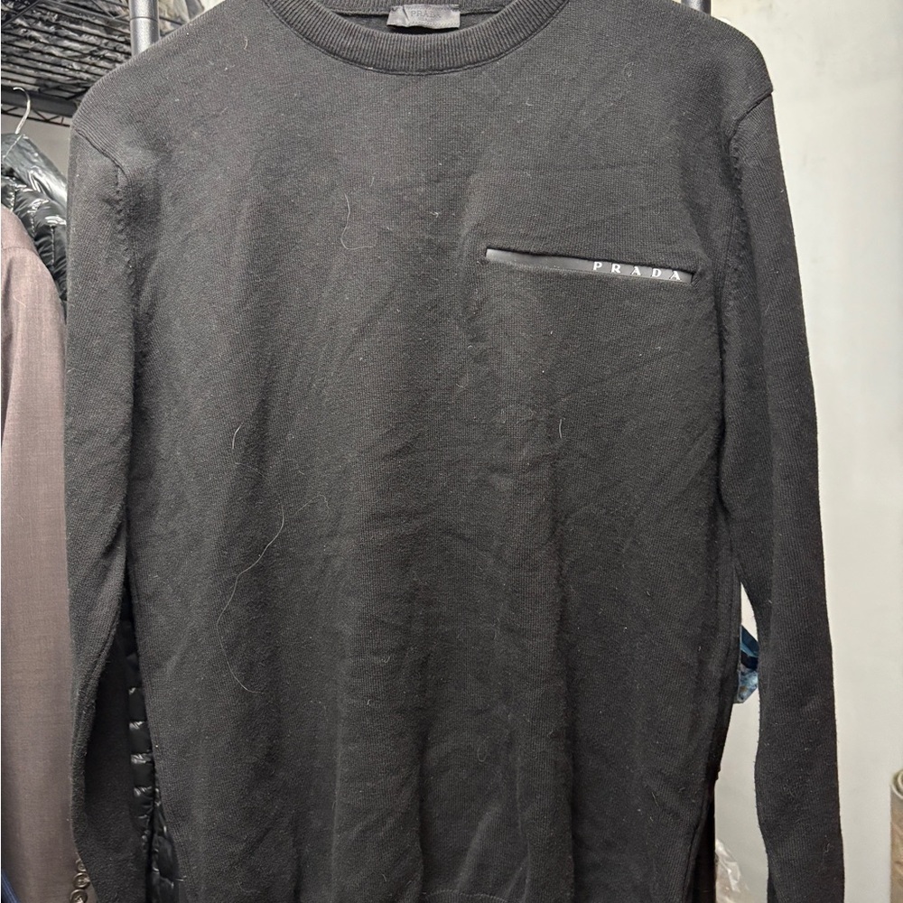 Prada Men's Black Sweater